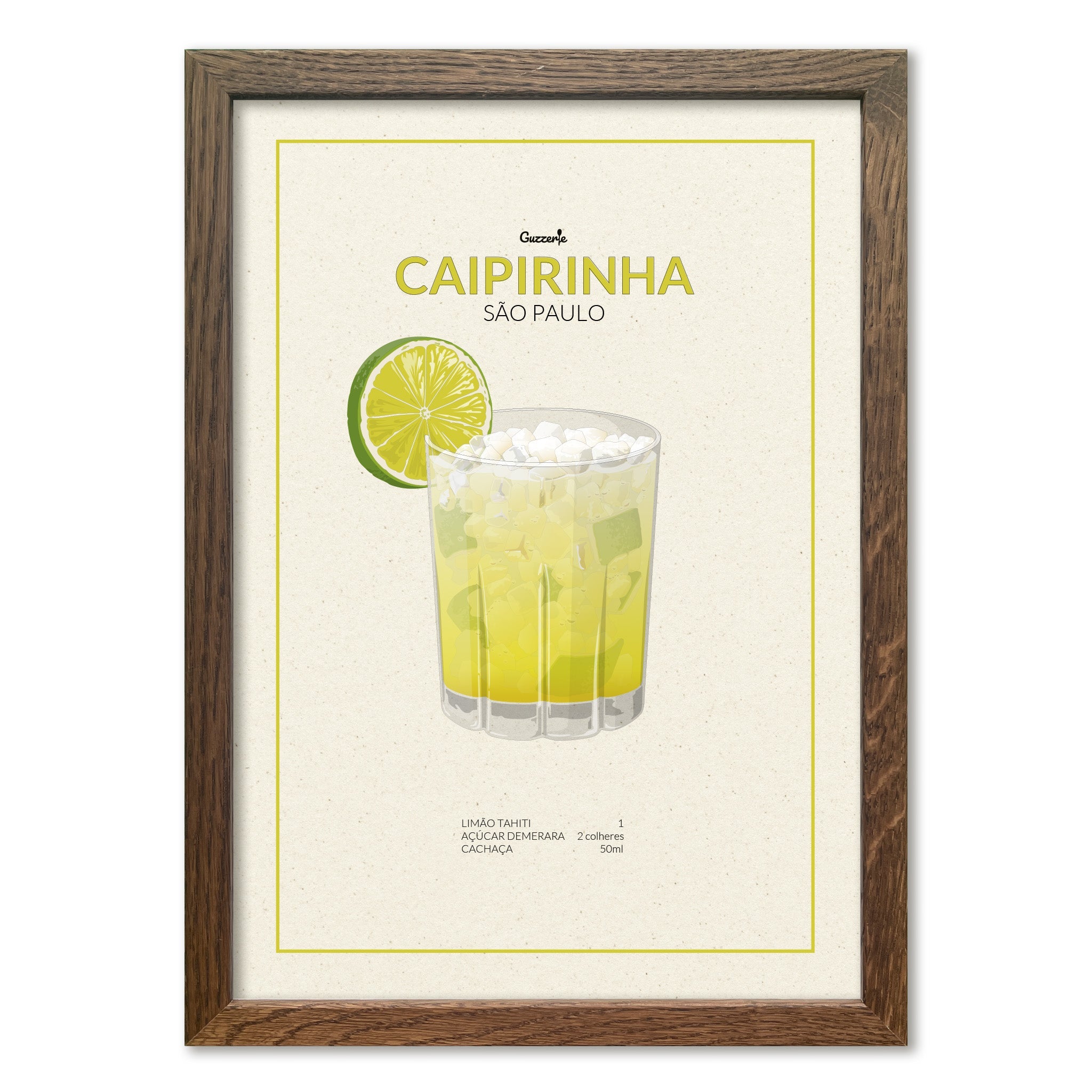 Iconic Poster of Caipirinha | Guzzerie