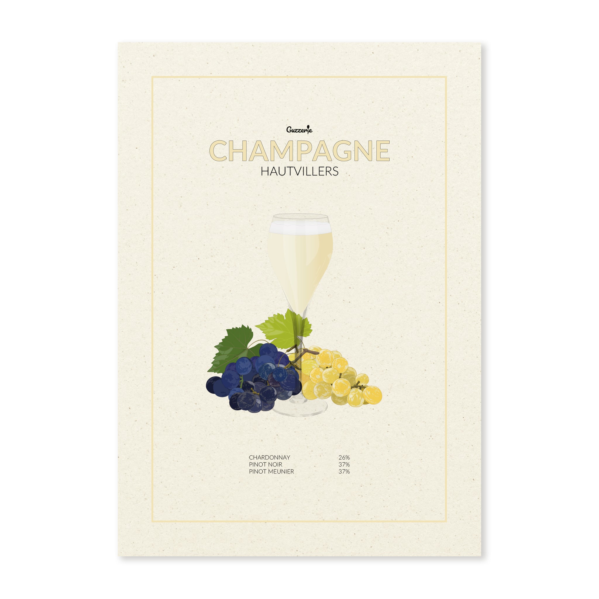 Iconic Poster Of Champagne | Guzzerie
