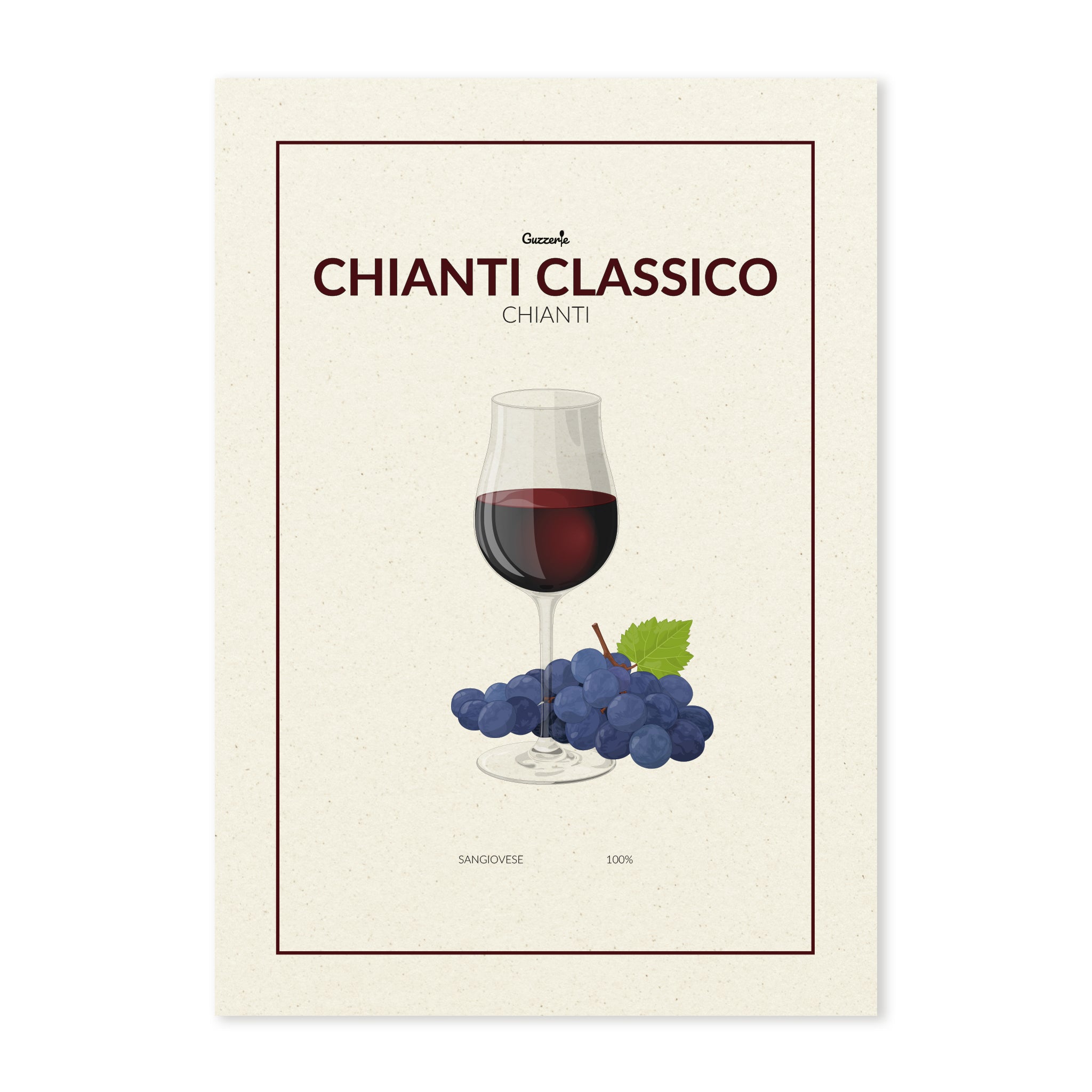 Iconic Poster Of Chianti Classico | Guzzerie