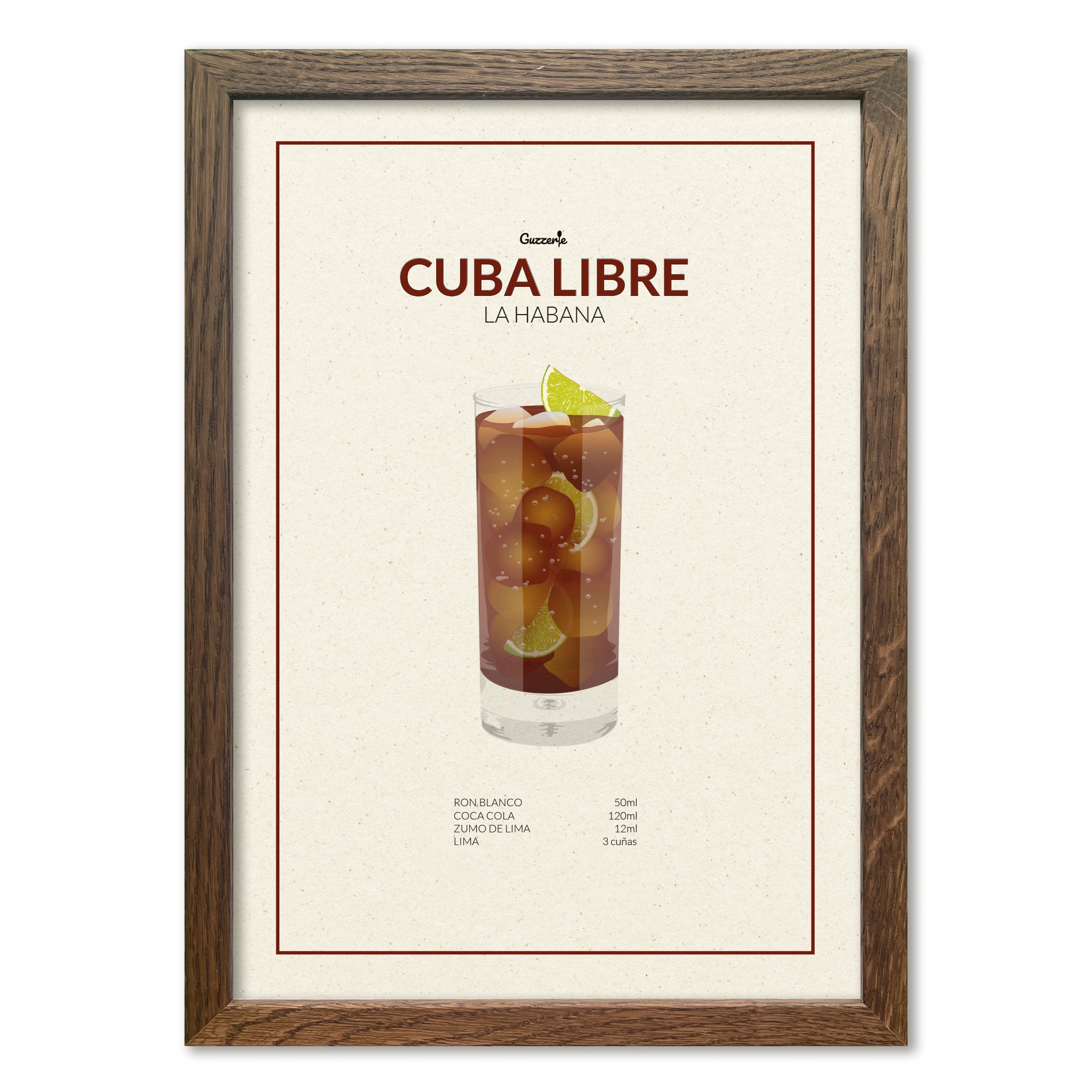 Iconic poster of Cuba Libre | Guzzerie