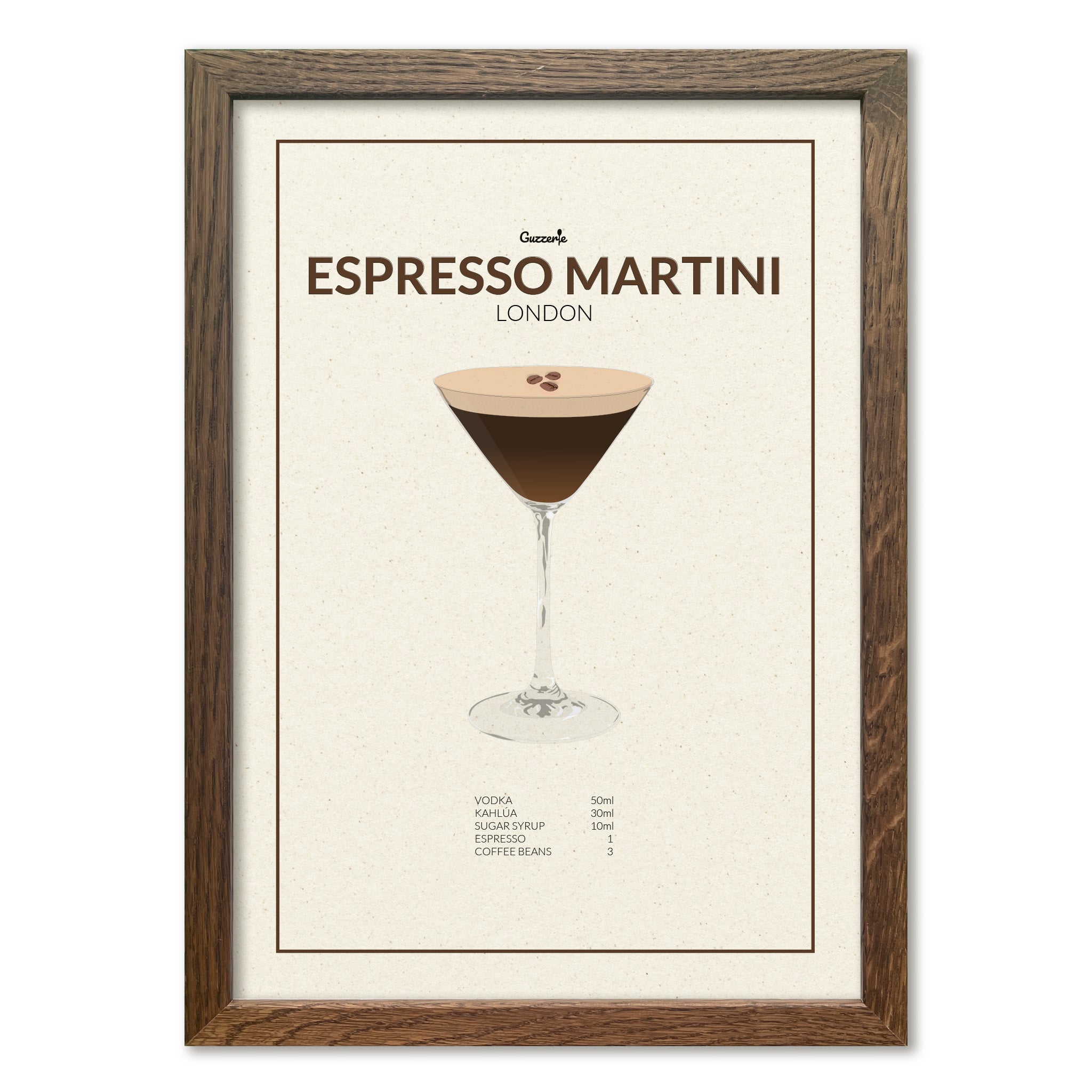 Iconic Poster of Espresso Martini | Guzzerie