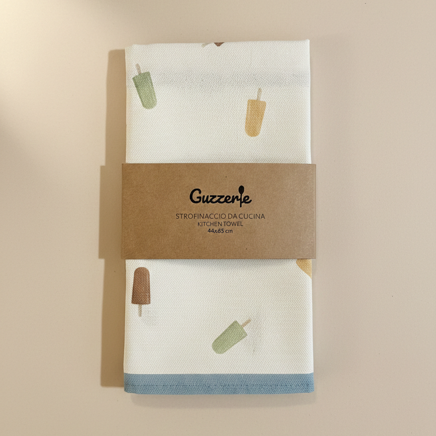 Iconic Kitchen Towel of Ice Lollies | Guzzerie