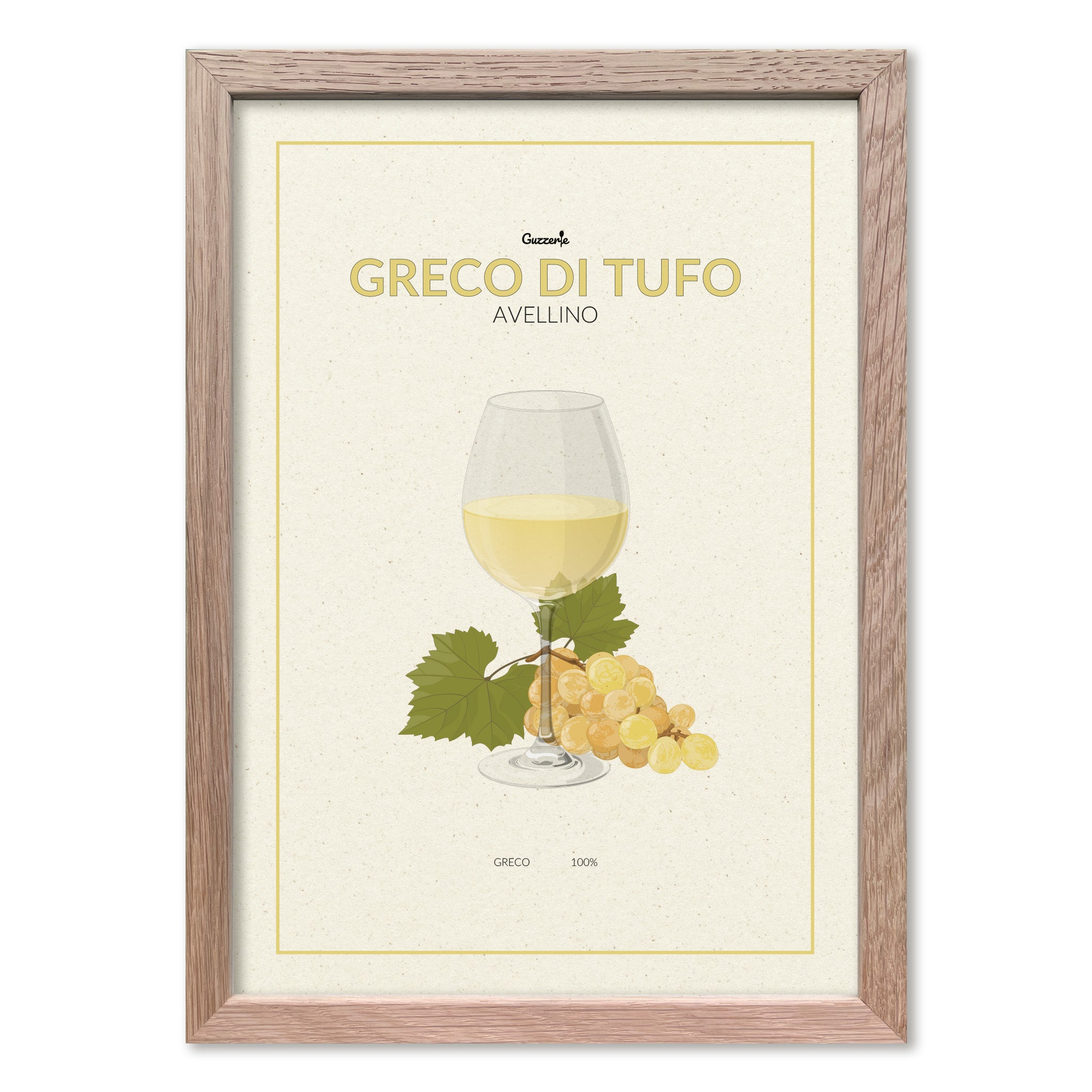 Iconic Poster Of Greco Di Tufo | Guzzerie