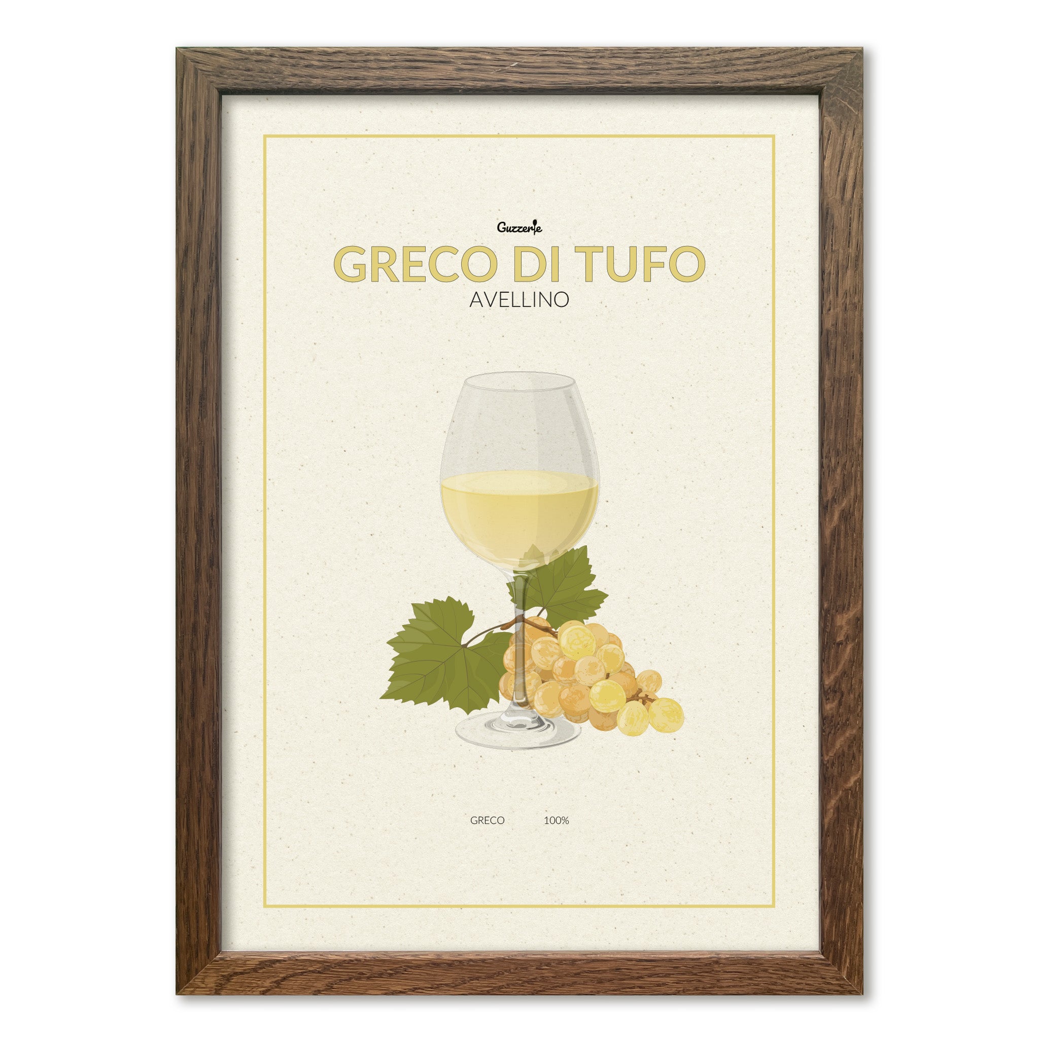 Iconic Poster Of Greco Di Tufo | Guzzerie