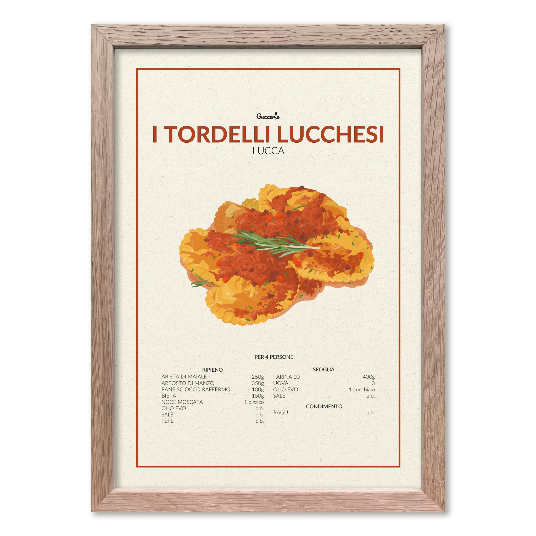 Iconic Poster Of Tordelli Lucchesi | Guzzerie