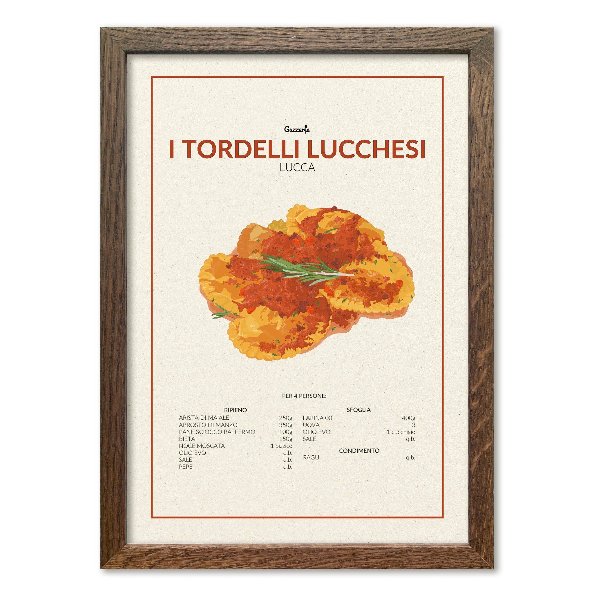 Iconic Poster Of Tordelli Lucchesi | Guzzerie