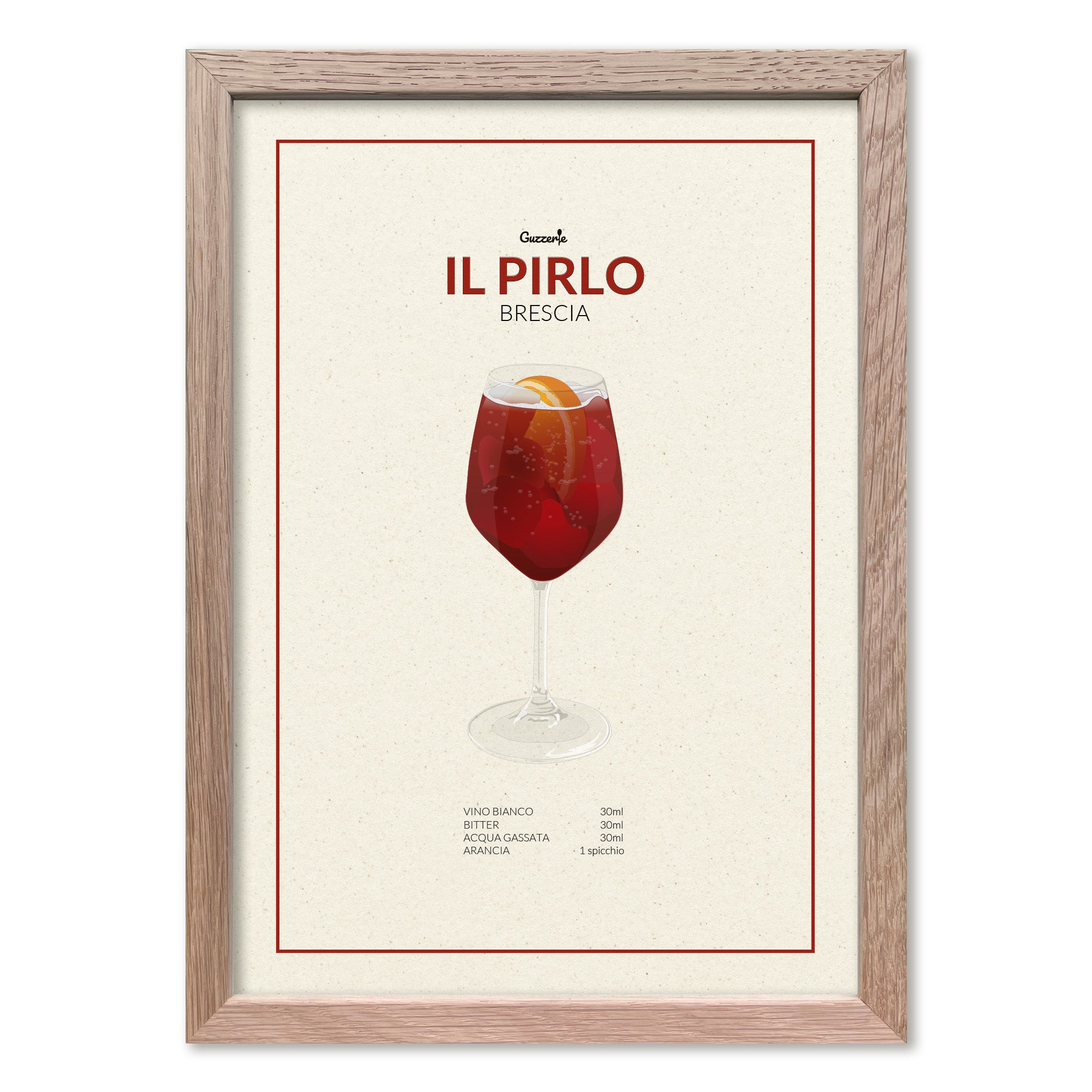 Iconic Poster of Pirlo Cocktail | Guzzerie