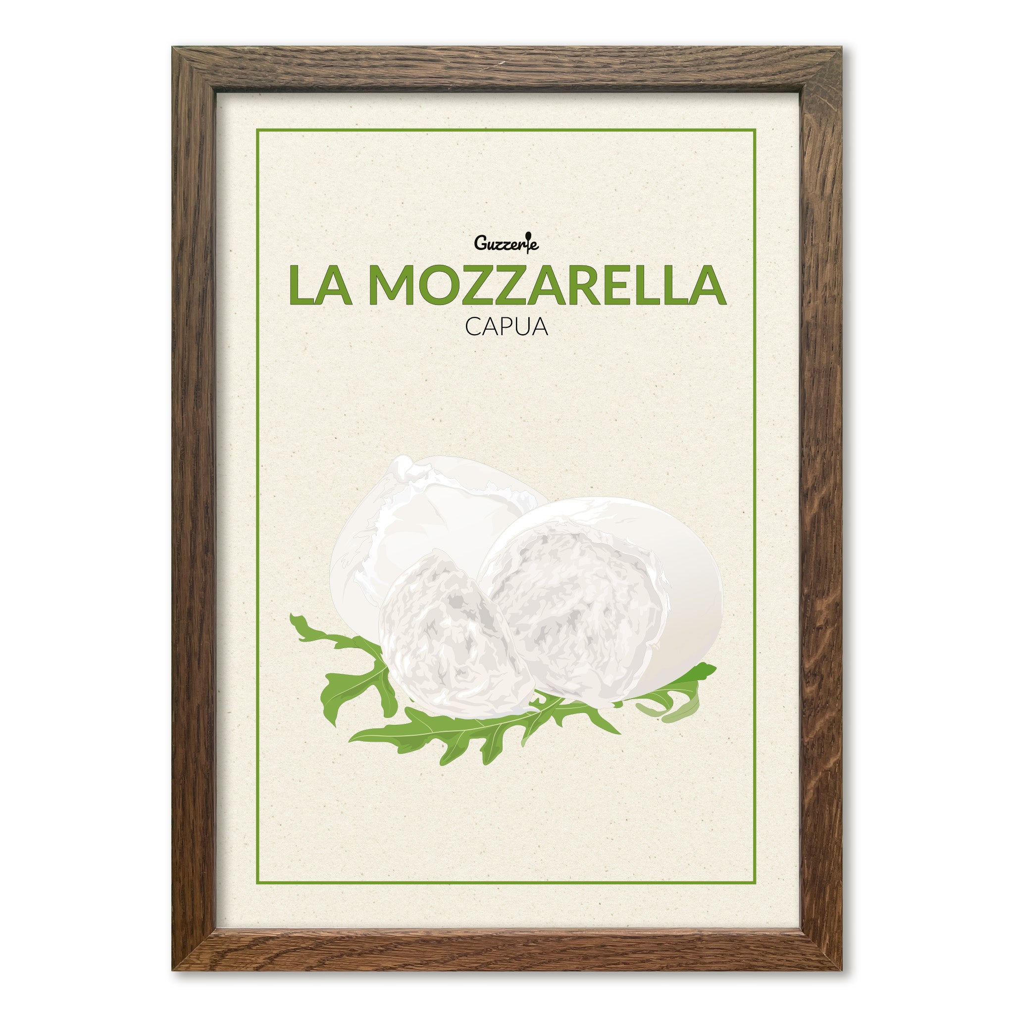 Iconic Poster Of Mozzarella | Guzzerie