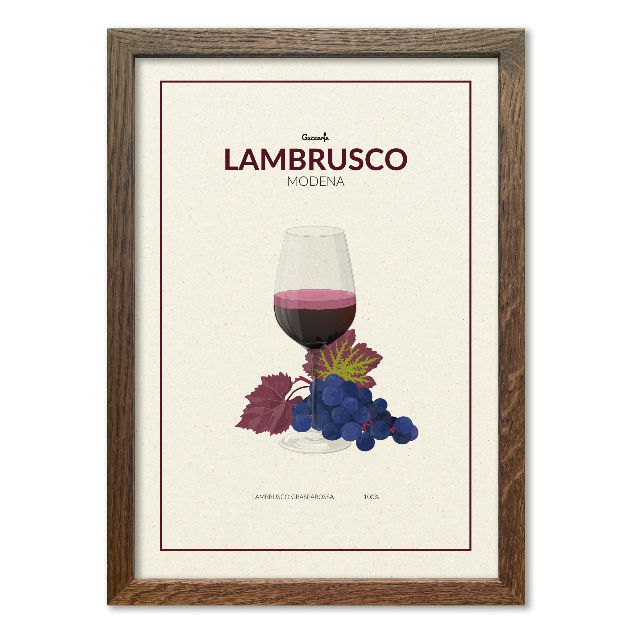 Iconic Poster Of Lambrusco | Guzzerie