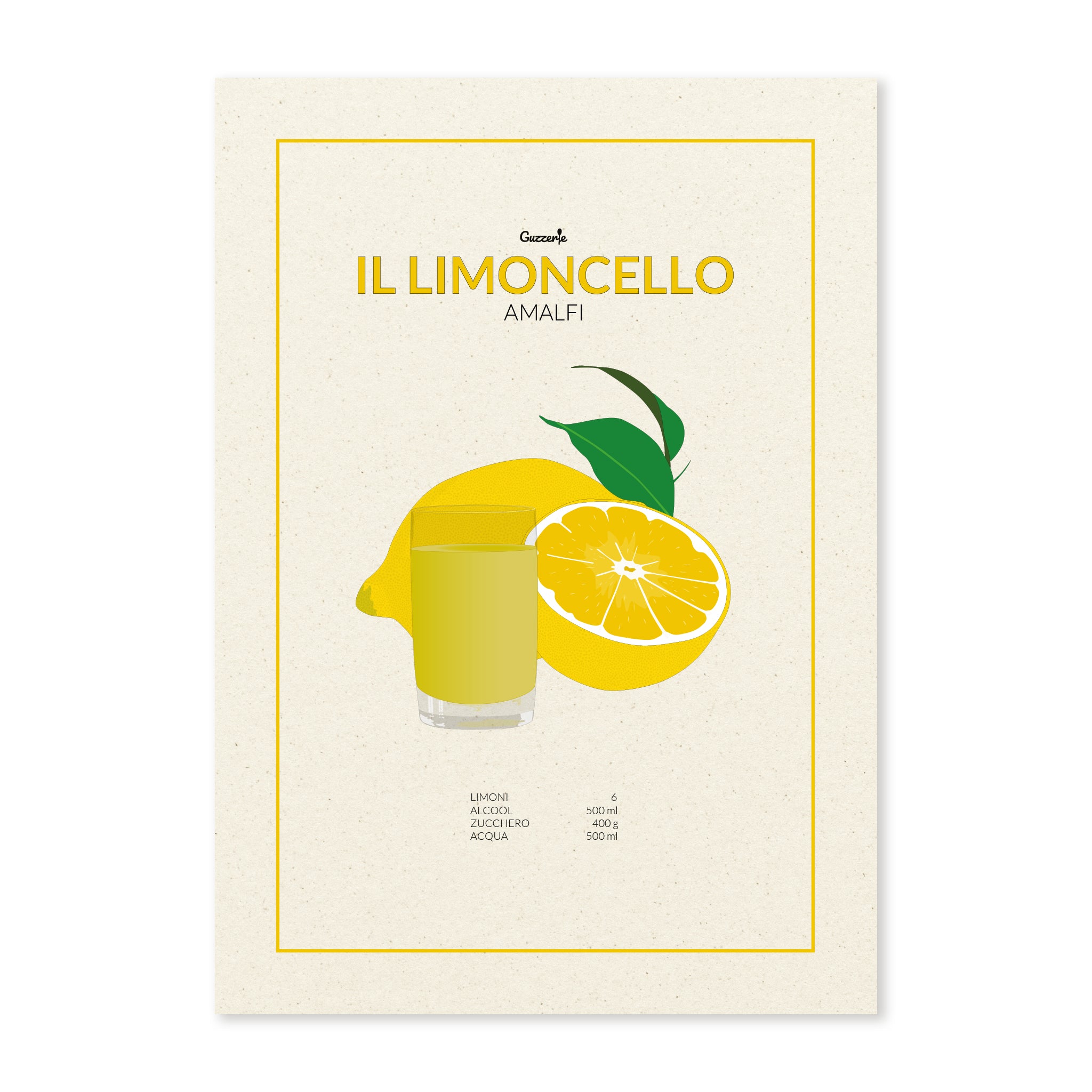 Iconic Poster of Limoncello | Guzzerie