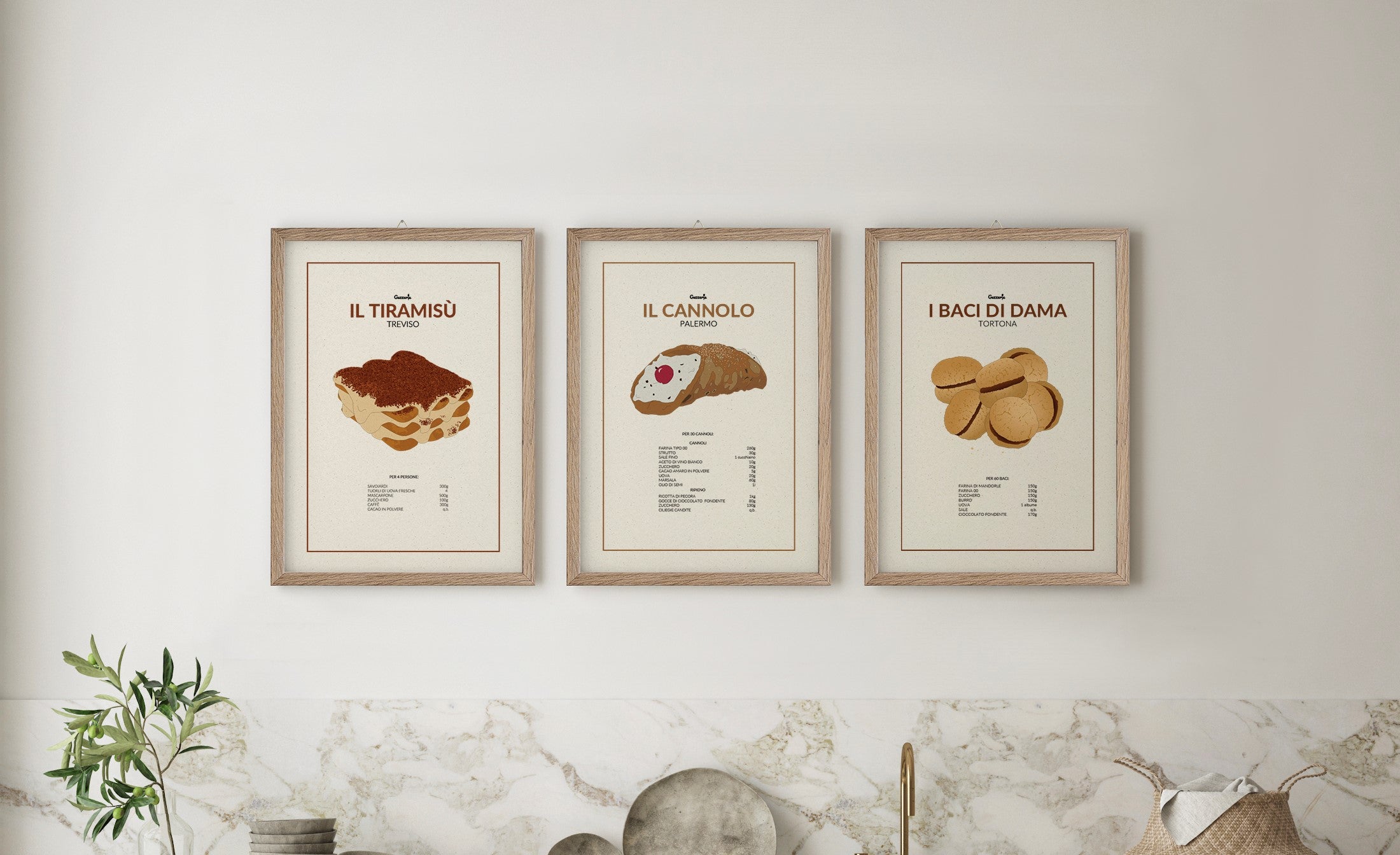 Guzzerie Poster dei Dessert più Iconici