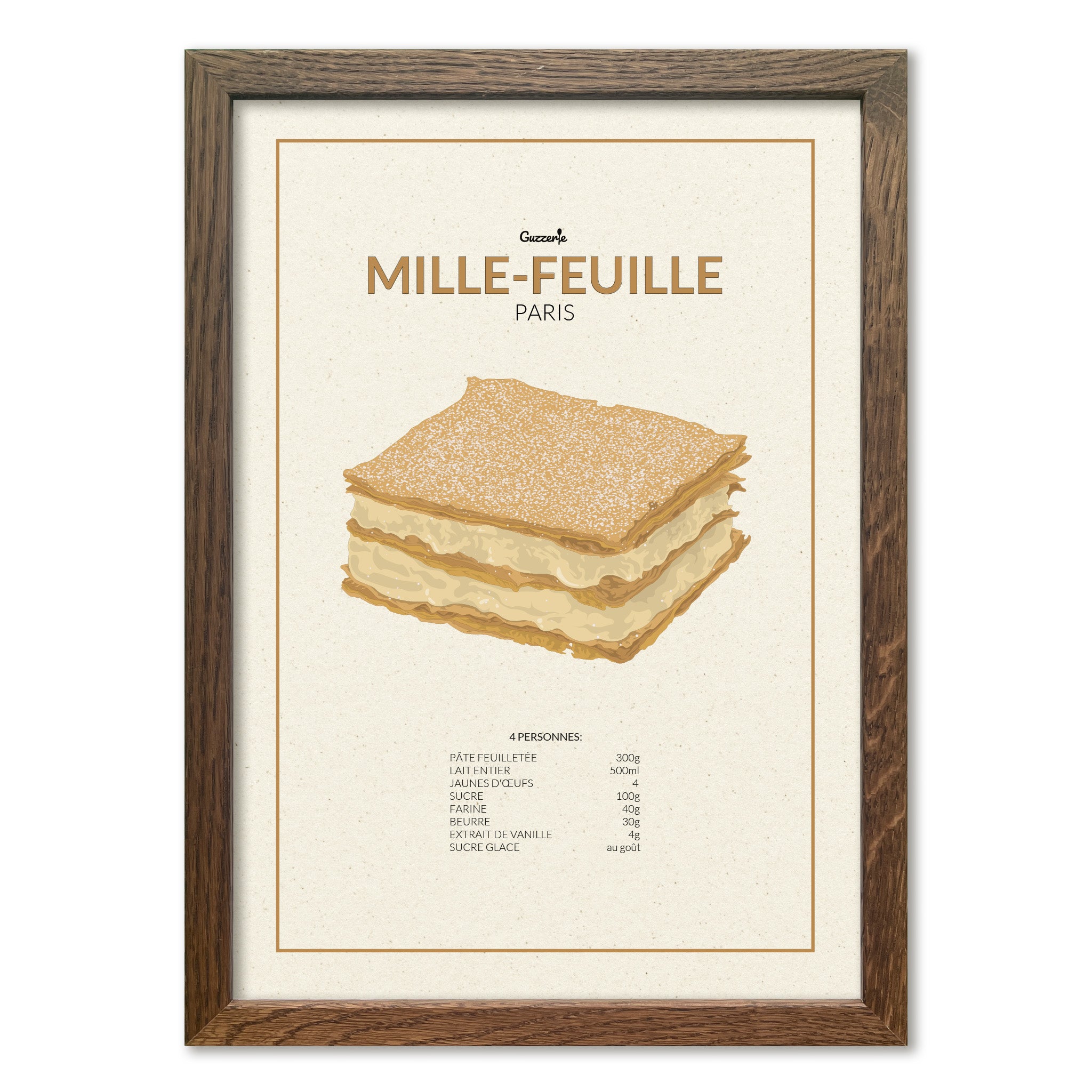 Iconic Poster of Mille-Feuille | Guzzerie