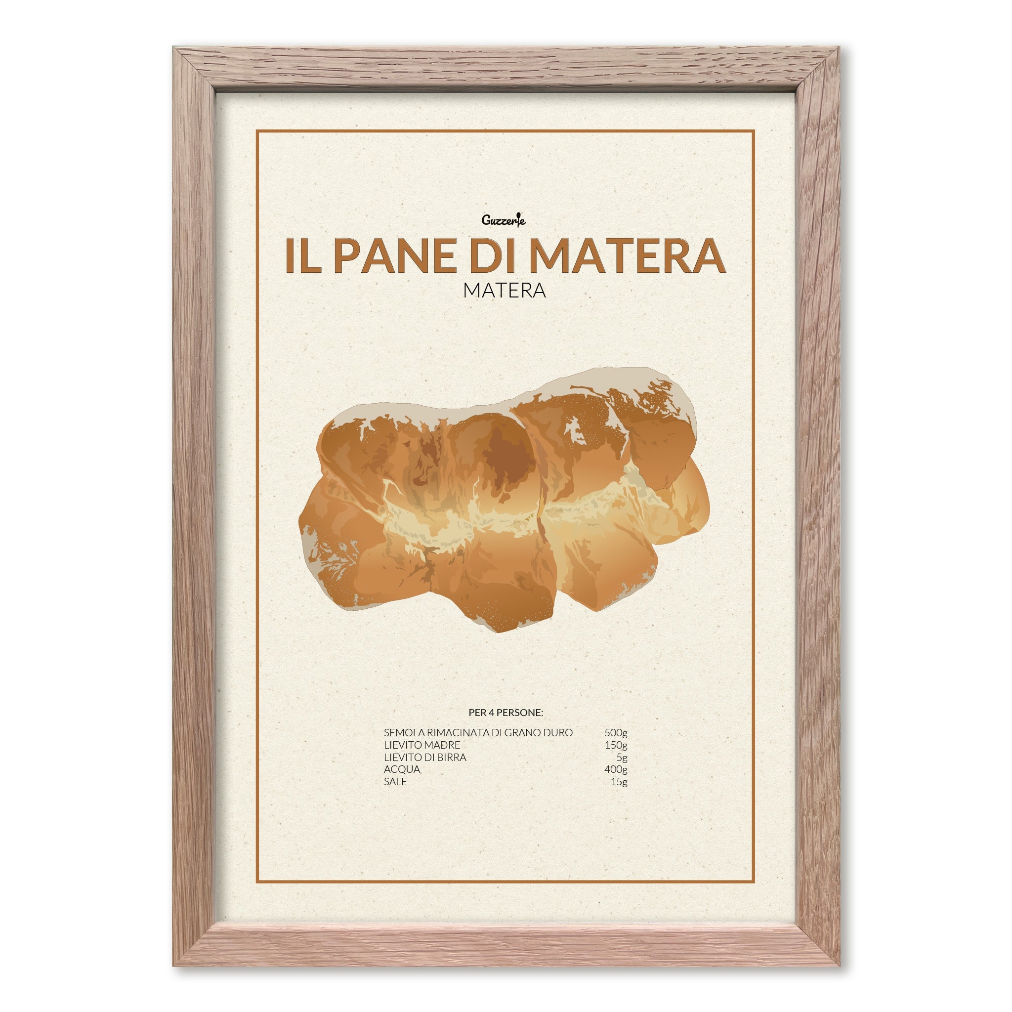 Iconic Poster of Il Pane di Matera | Guzzerie