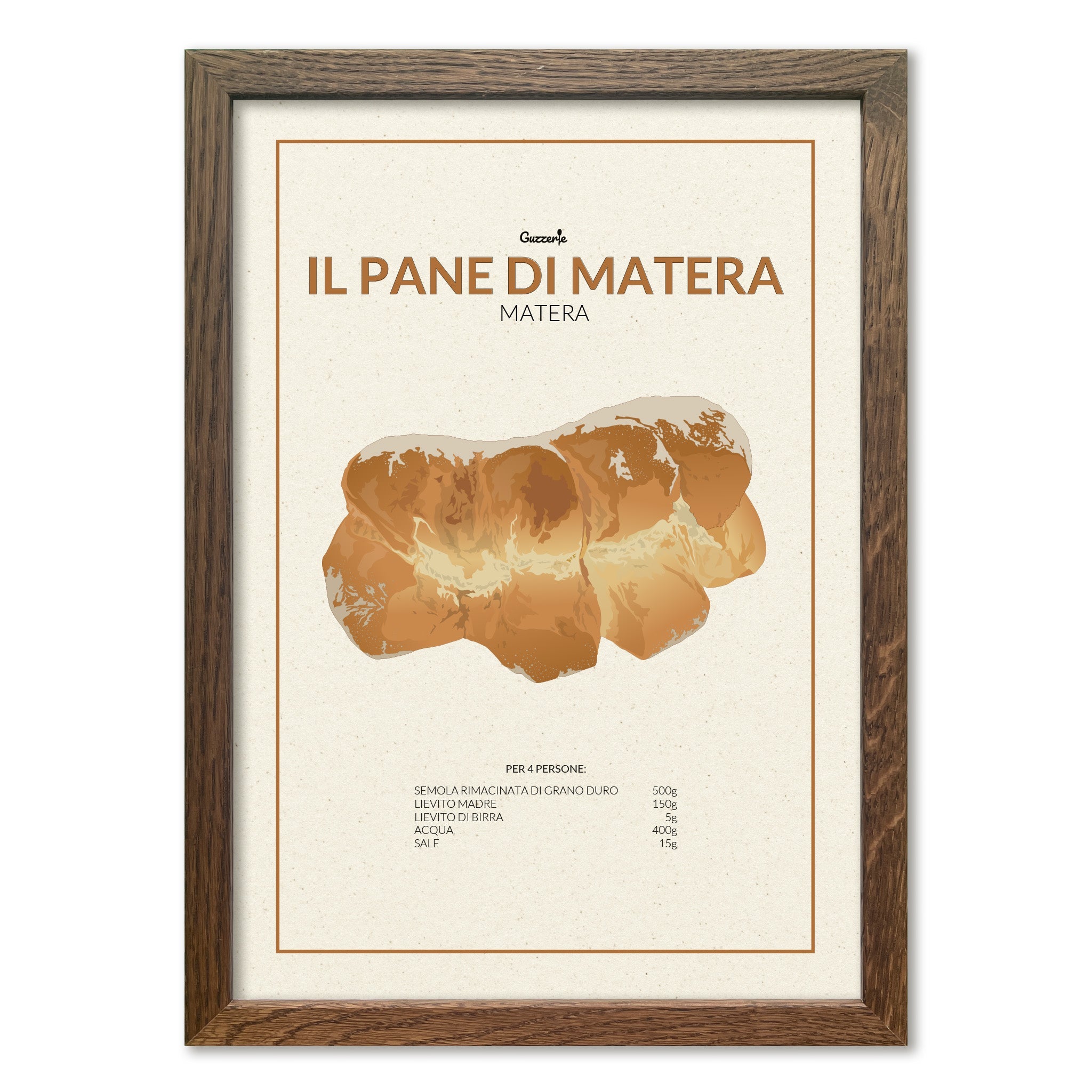 Iconic Poster of Il Pane di Matera | Guzzerie