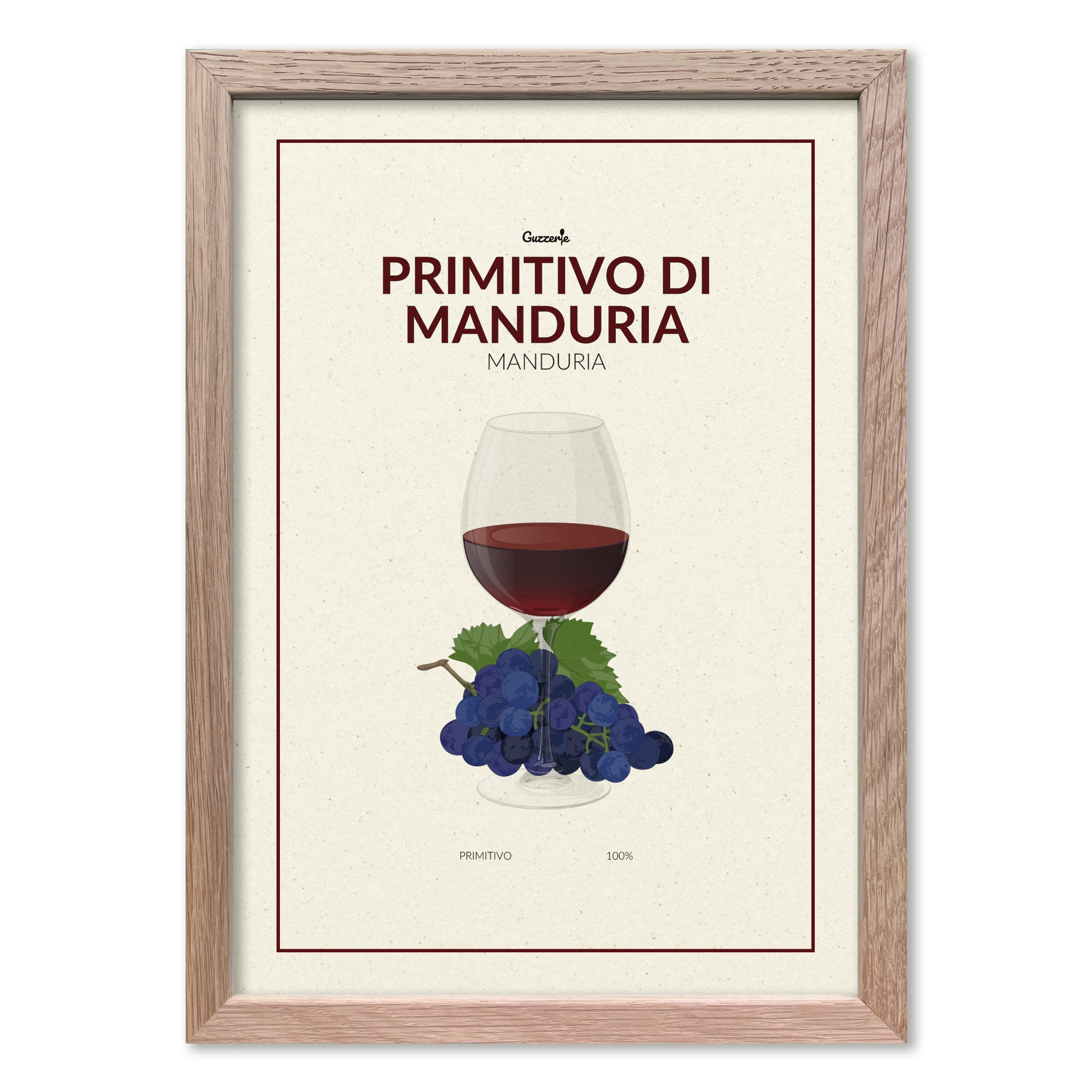 Iconic Poster Of Primitivo Di Manduria | Guzzerie