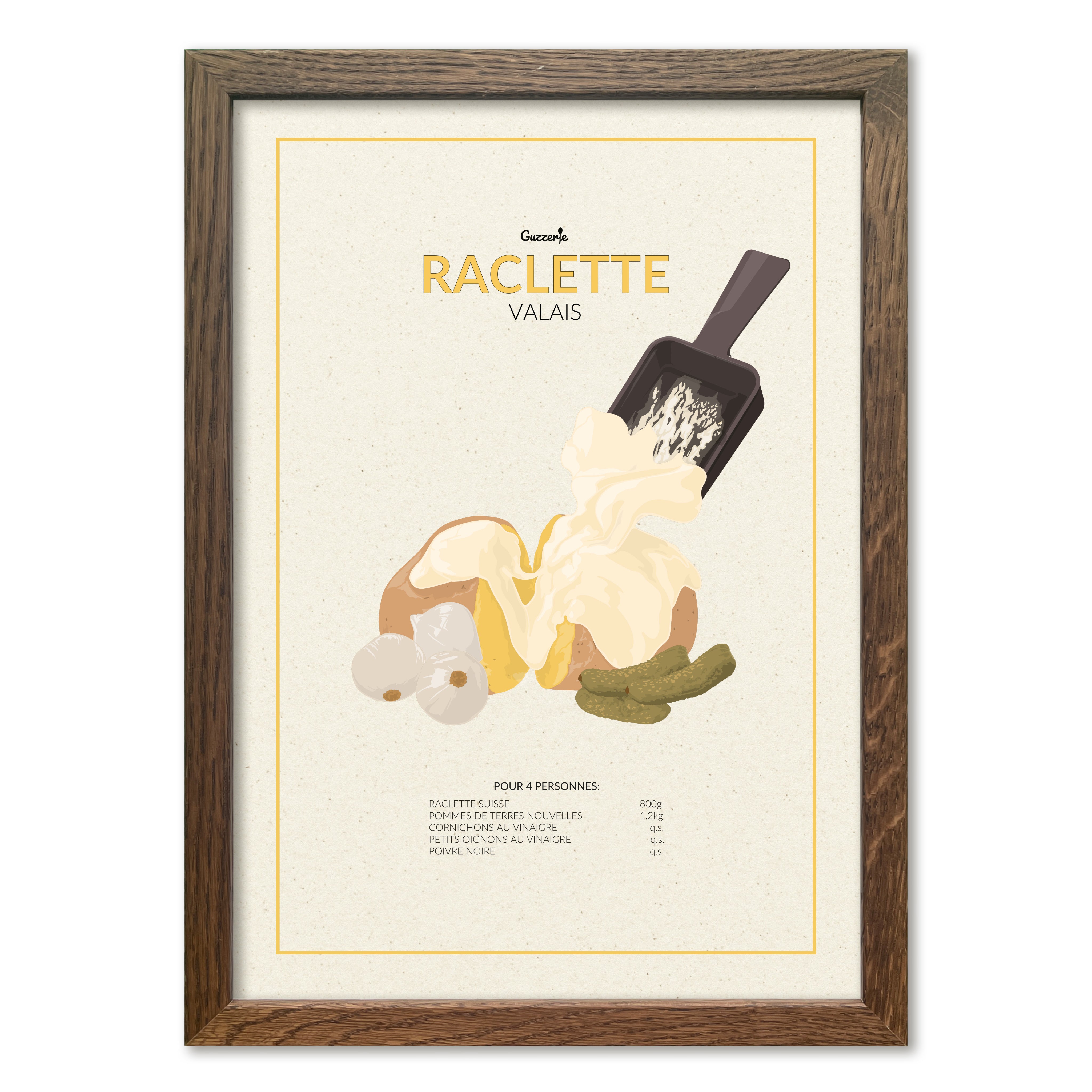 Iconic Poster of Raclette | Guzzerie
