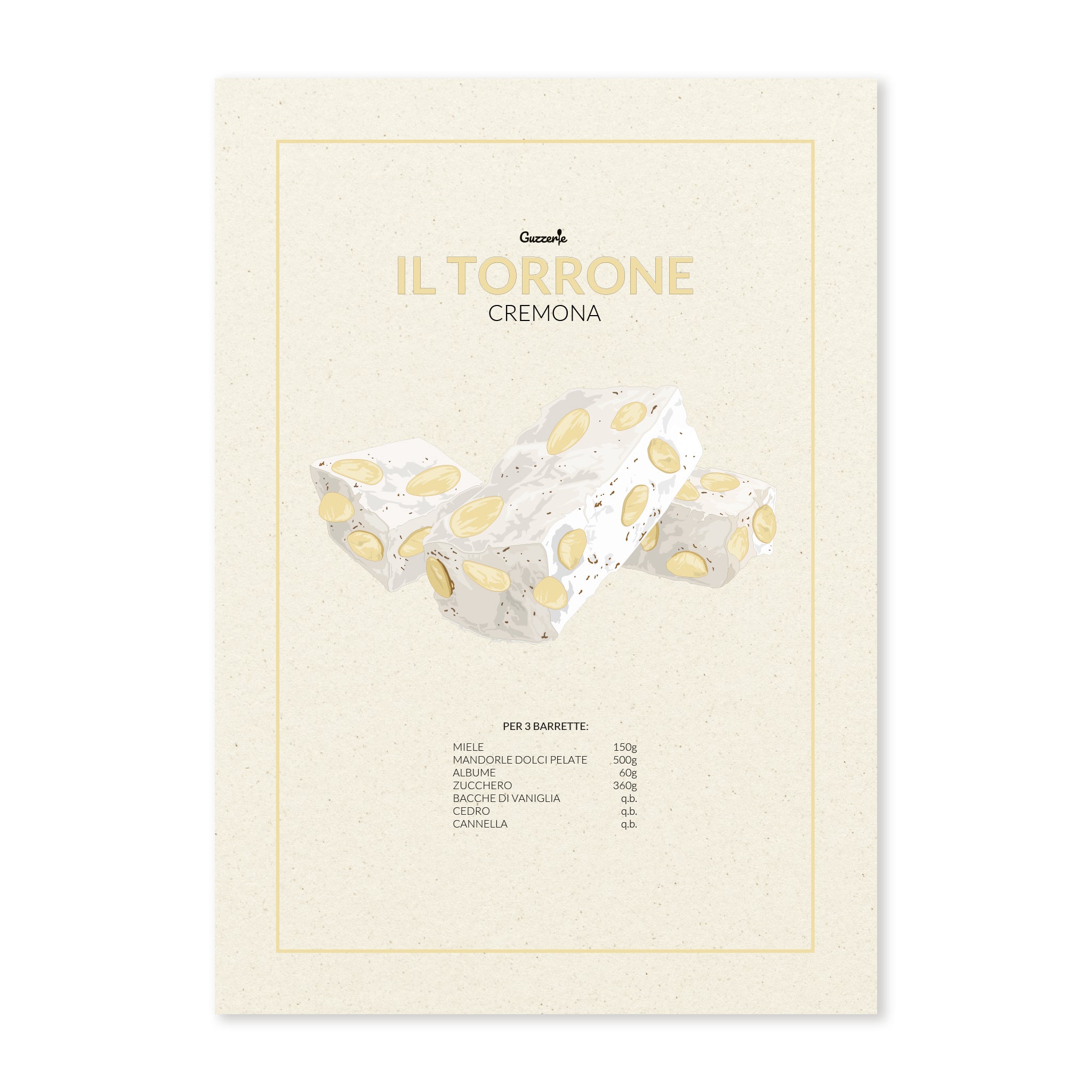 Iconic Poster of Torrone | Guzzerie